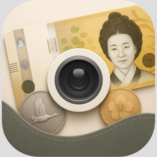 화폐 수집 앨범 앱 아이콘